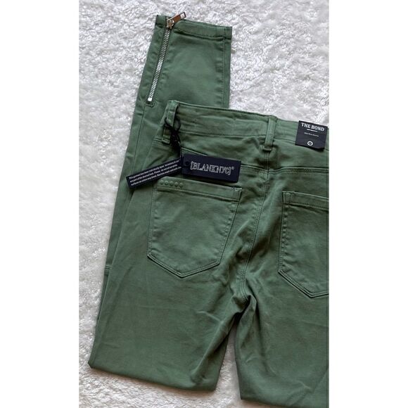 NWT BLANKNYC The Bond Mid Rise Skinny Cargo Jean in Full Bloom, Size 27 - Picture 15 of 16